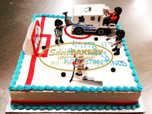 Birthday Cake - Hockey