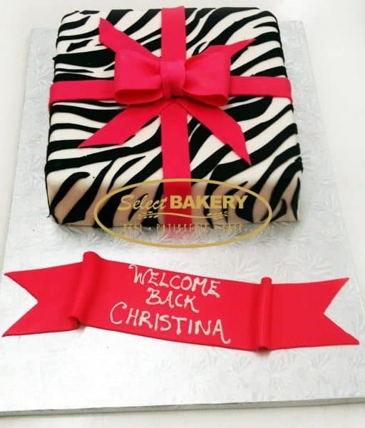 Birthday Cake - Zebra