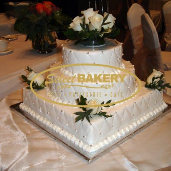 Wedding Cake Silver Pearl - Select Bakery