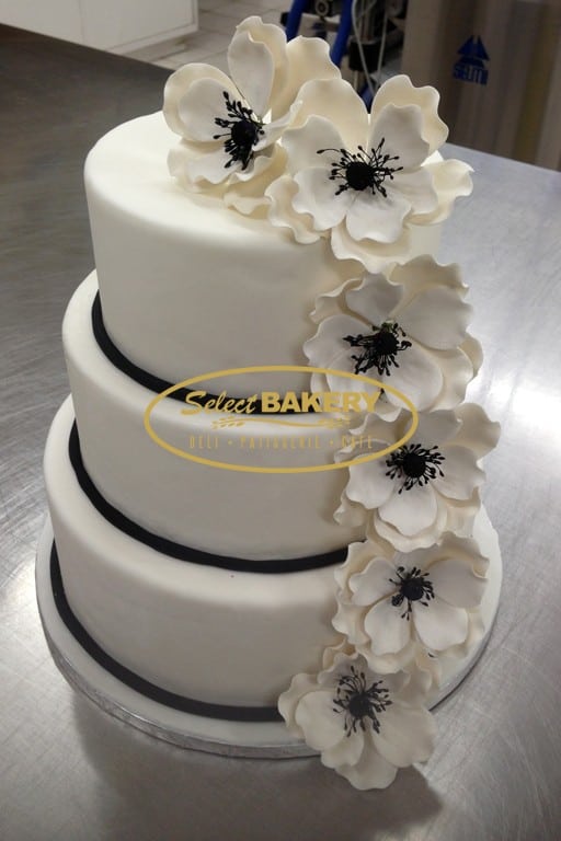 Wedding Cake - White Flower