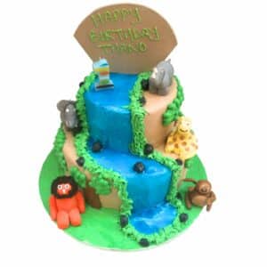 Jungle Birthday Cake 394