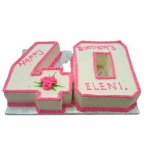 Number 40 Cake