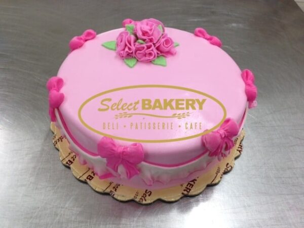 Birthday Cake - Pink Roses 452