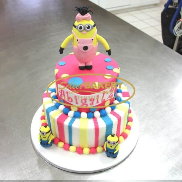 Birthday Cake - Minion Girl