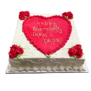 Heart Birthday Cake 436