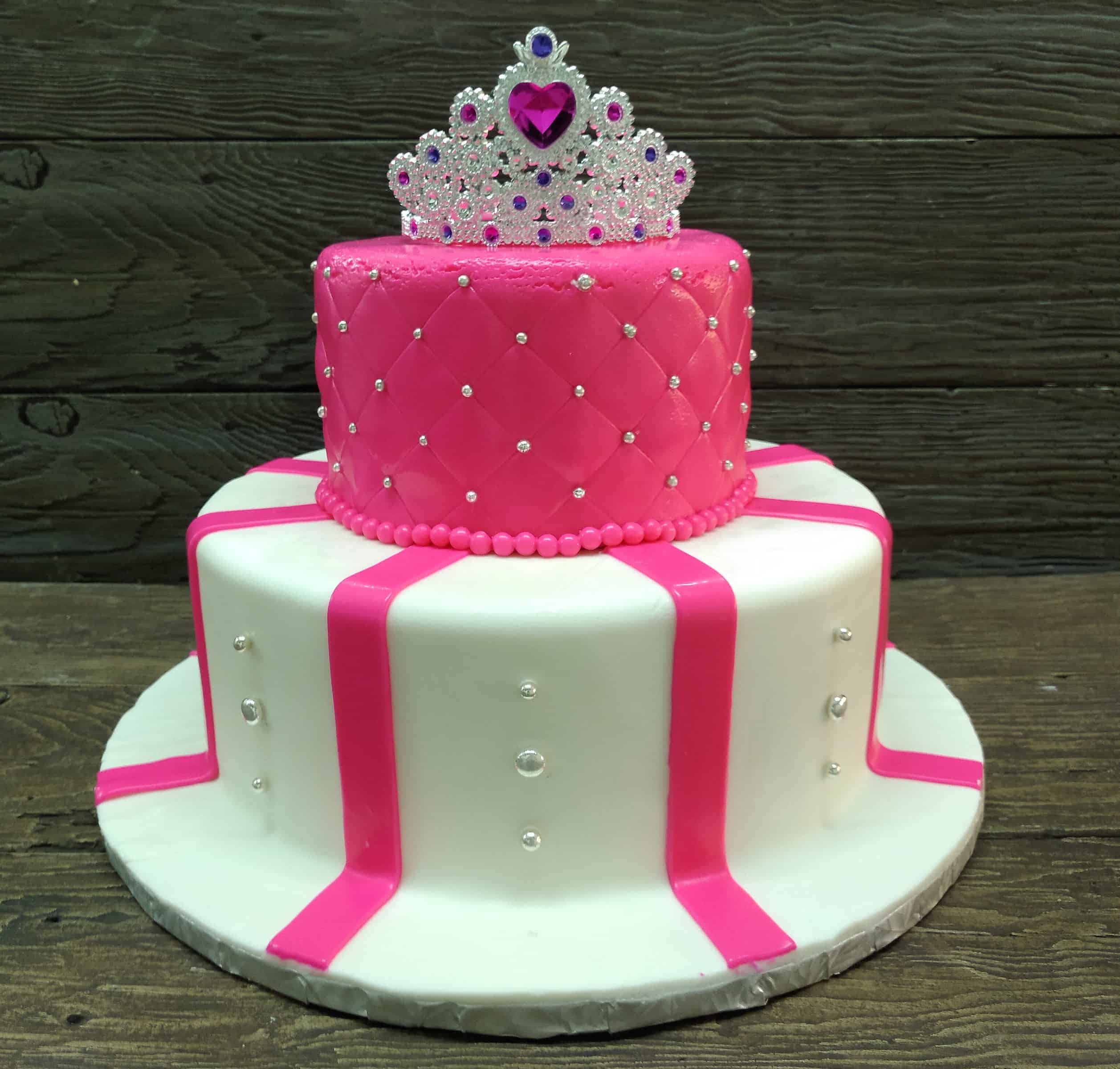 Princess 2 Tiered Princess Cake with Tiara - Greek Food Shop by Select ...