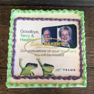 Retirement Square Cake