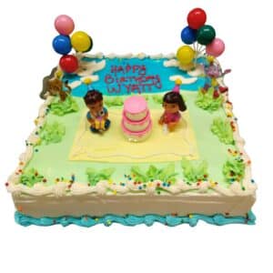 Dora the Explore Birthday Cake
