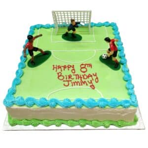 Soccer Game Birthday Cake