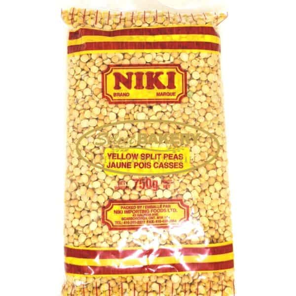 Yellow Split Peas NIKI 750g Split yellow peas belong to the same family as lentils and are highly nutritious—high in both protein and fiber.