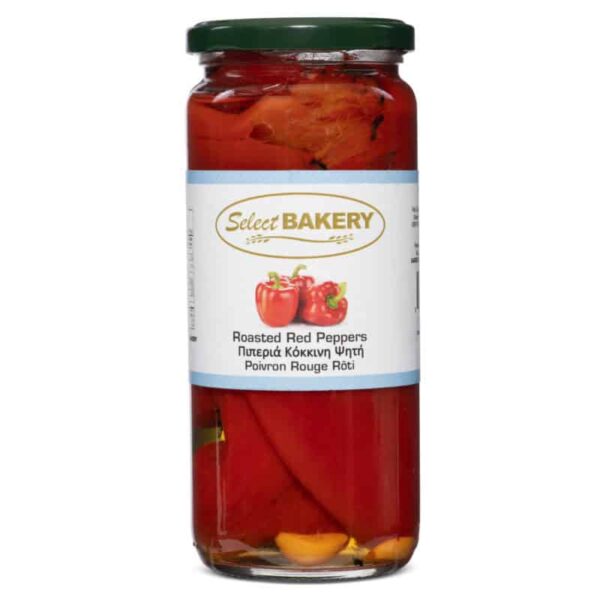 Roasted Red Peppers by Select Bakery (500 ml)